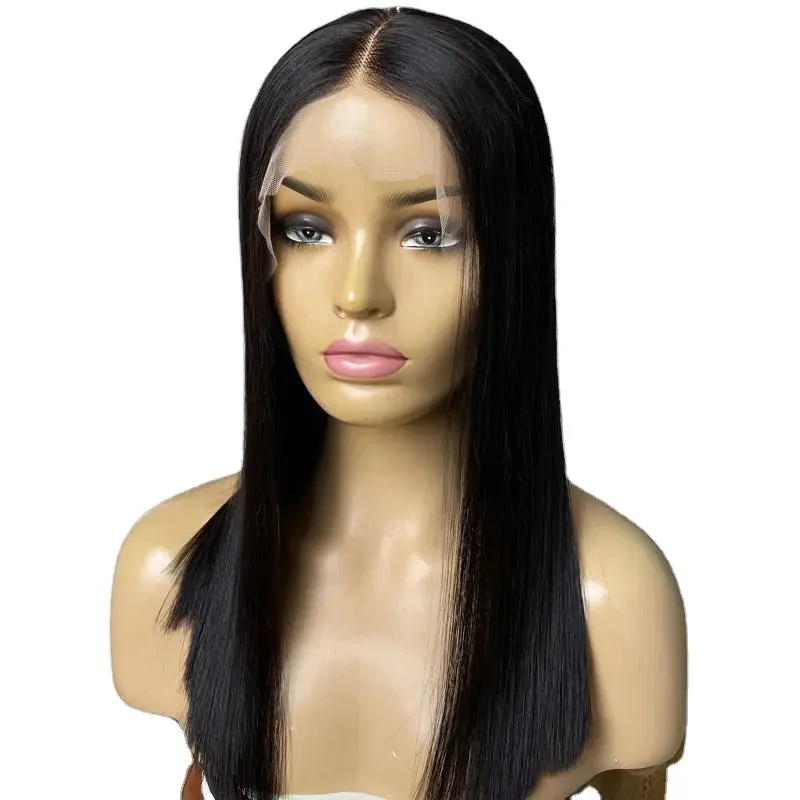 Side part wig blonde-6inch Lace Front Wig Transparent Lace