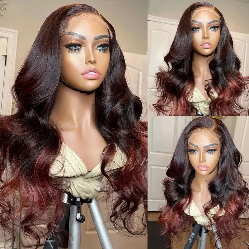 Ombre Brown Highlight Color