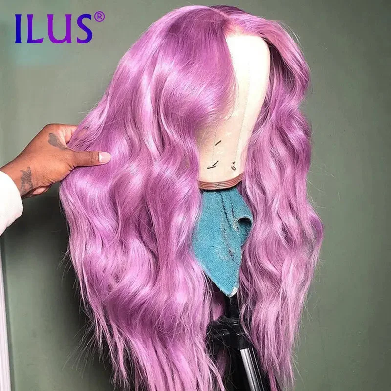 Short gray wig with waves-Hot Sale Free Shipping Pink/Purple/Mint Green Wigs