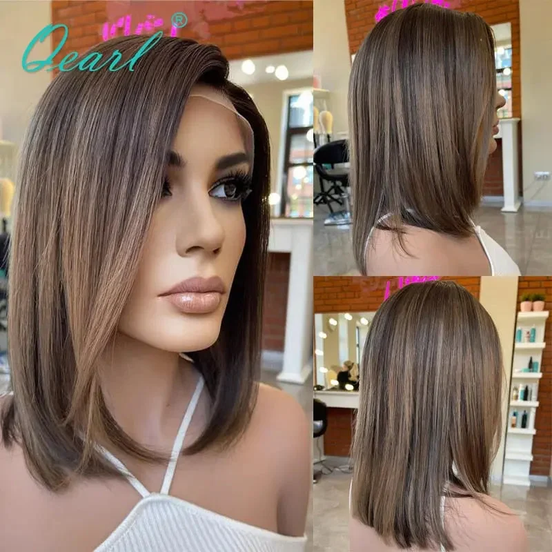 Wig for 1970s vibe-Natural Chocolate Brown Frontal Wigs