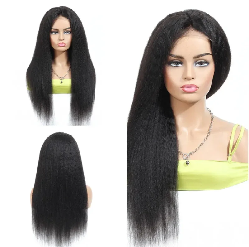 Lace wig for daily wear-Pre Plucked Transparent Swiss Lace Wig