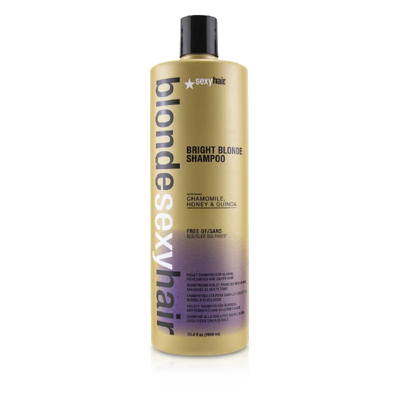 Shine mist-Sexy Hair Concepts Blonde Sexy Hair Bright Blonde Violet Shampoo (For Blonde, Highlighted and Silver Hair)  1000ml/33.8oz