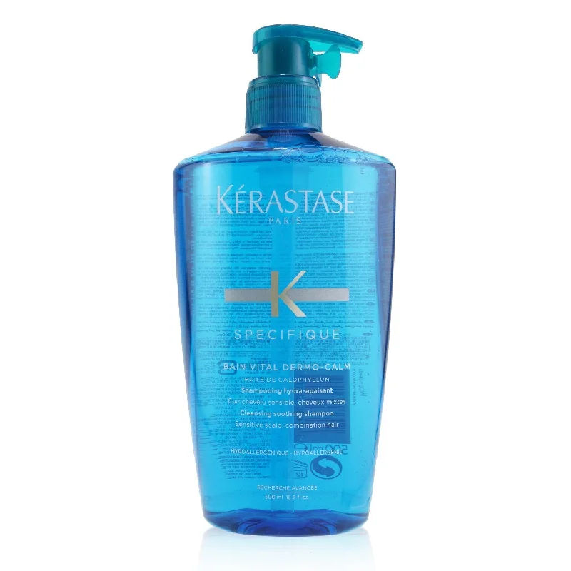 Calming oil-Kerastase Specifique Bain Vital Dermo-Calm Cleansing Soothing Shampoo (Sensitive Scalp, Combination Hair)  500ml/16.9oz