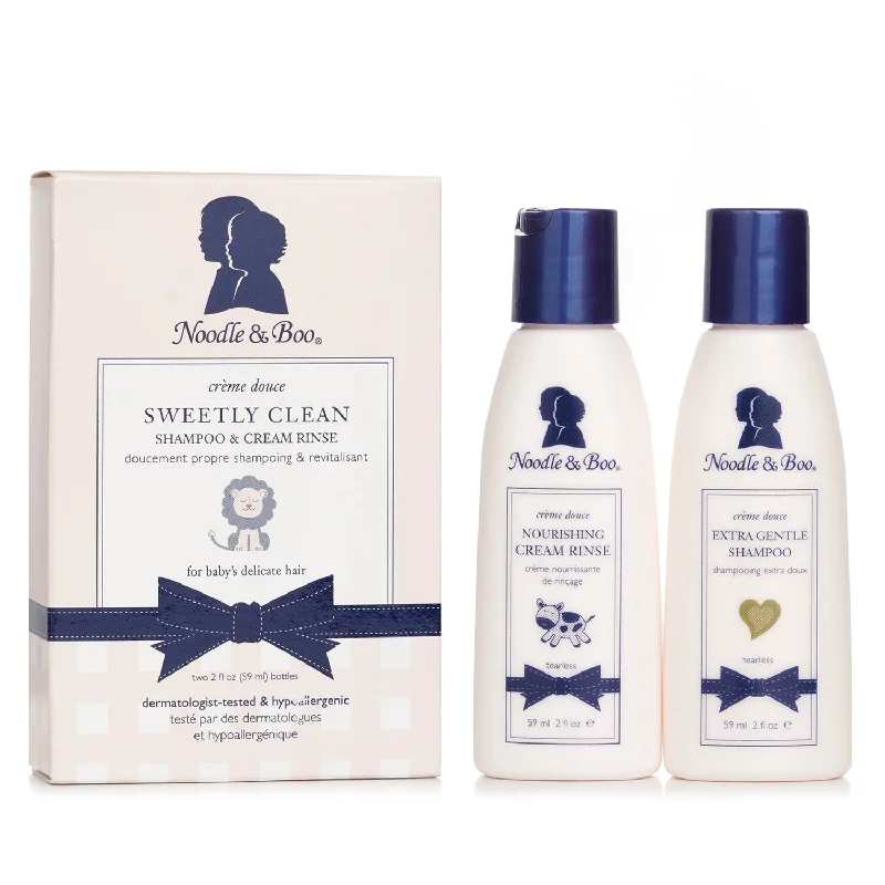 Restoring mist-Noodle & Boo Sweetly Clean Kit: Extra Gentle Shampoo 59ml + Noursihing Cream Rinse 59ml  2pcs