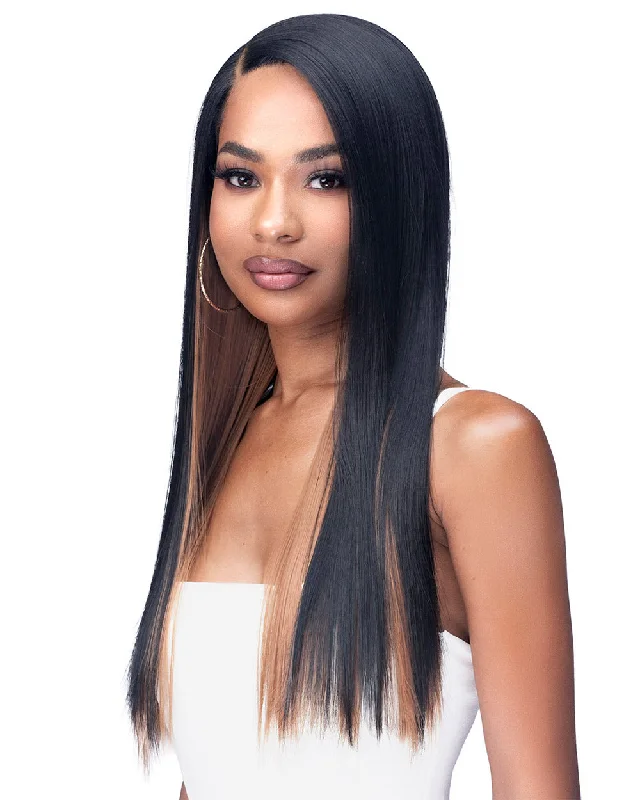 Pure black synthetic wigs-Adelina | Lace Front Synthetic Wig by Bobbi Boss