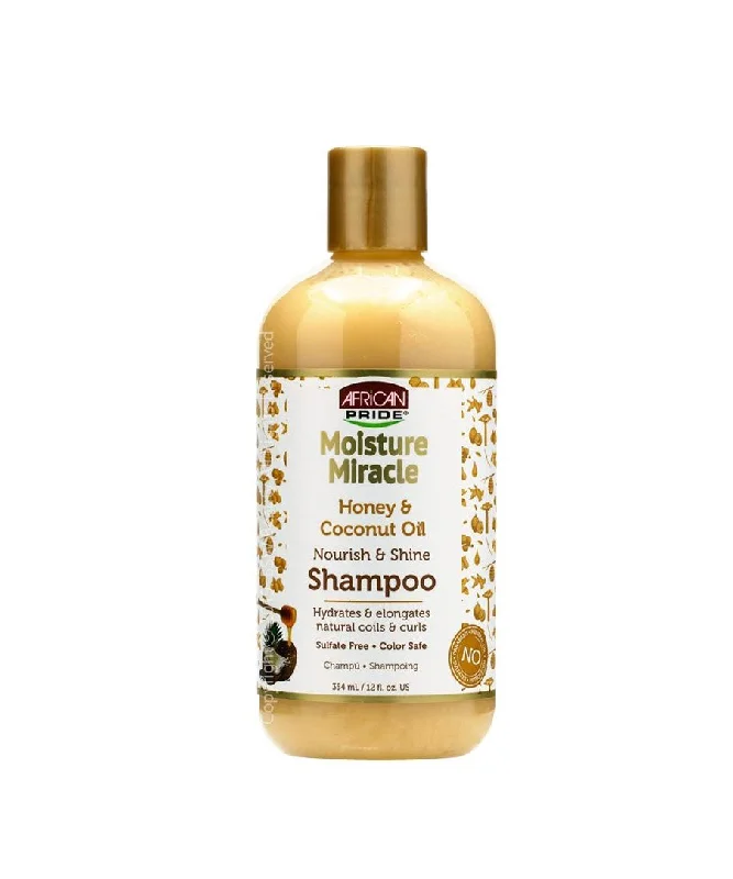 Curl awakening lotion-African Pride Moisture Miracle Honey & Coconut Oil - Nourish and Shine SHAMPOO