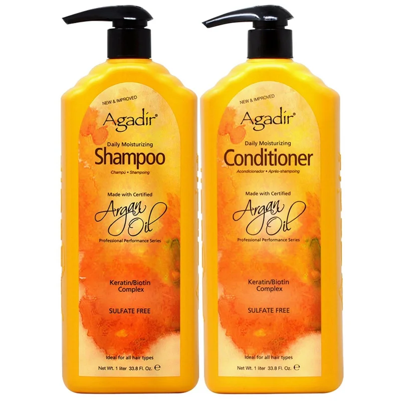 Humidity taming cream-Agadir Argan Oil Daily Moisturizing Shampoo & Conditioner 33.8 oz Duo