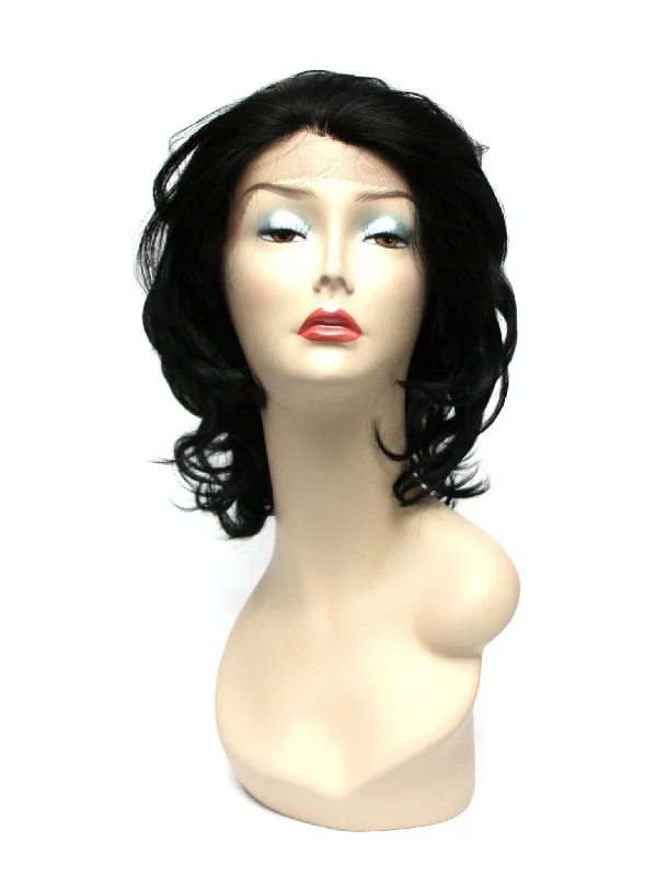 real person hair ring party twist-1st Lady Human Hair Lace Front Wig - Ally