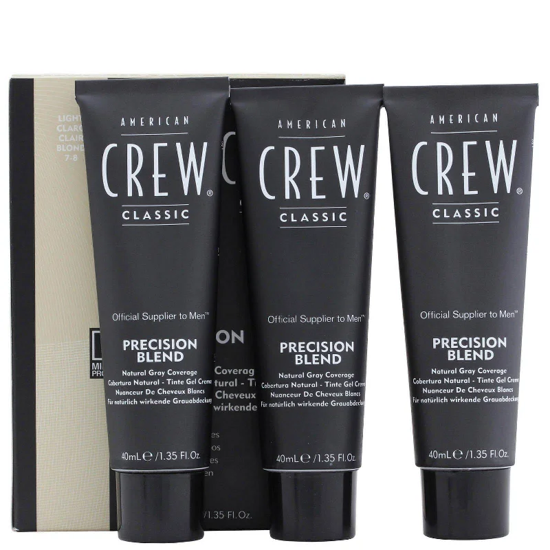 Calming cream-American Crew Precision Blend Dark 3 x 40 ml