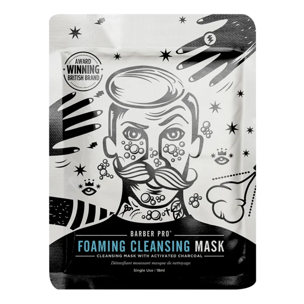 Scalp calming cream-Barber Pro Foaming Cleansing Mask