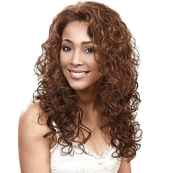 real person hair ring promo twist-Bobbi Boss Remy 100% Human Hair Lace Front Wig - MHLF-F