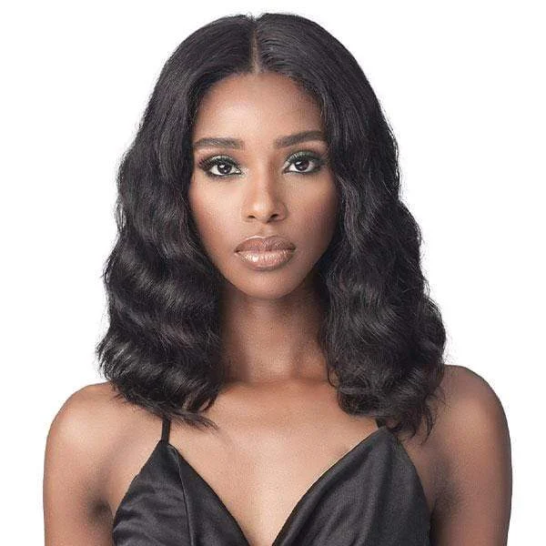 real person hair ring lovely pattern-Bobbi Boss 100% Human Hair 13x5 Glueless Lace Wig - MHLF601 ARIKA - Clearance