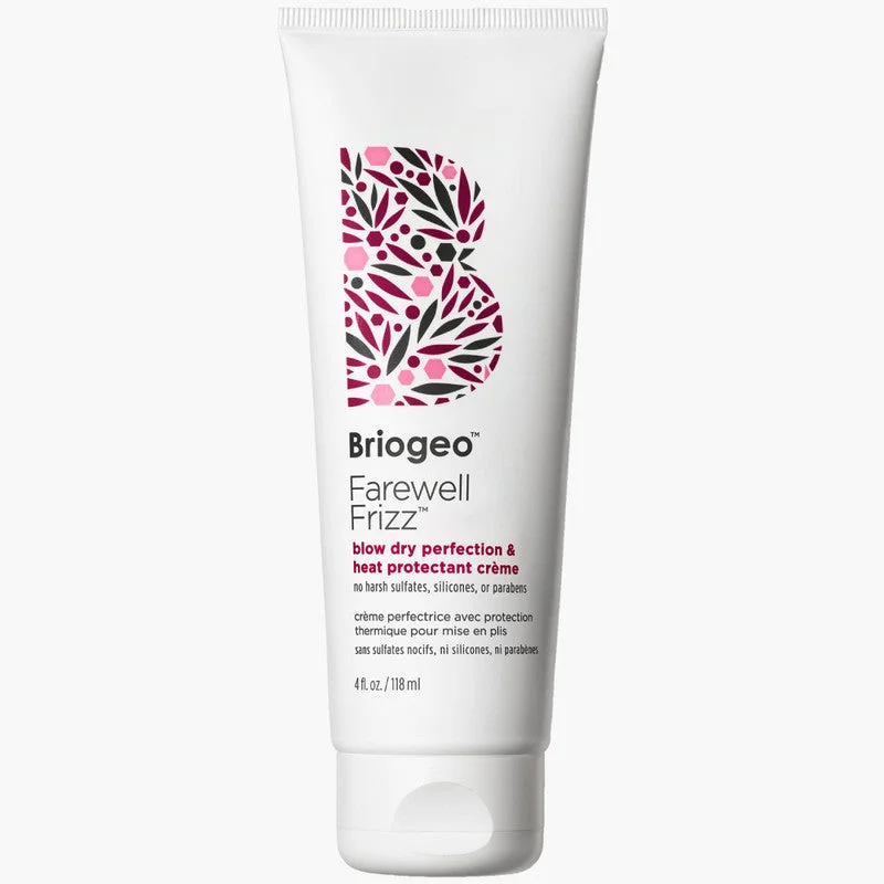 How to care for thin kinky curls-Briogeo Farewell Frizz Blow Dry Perfection + Heat Protectant Creme 4 oz