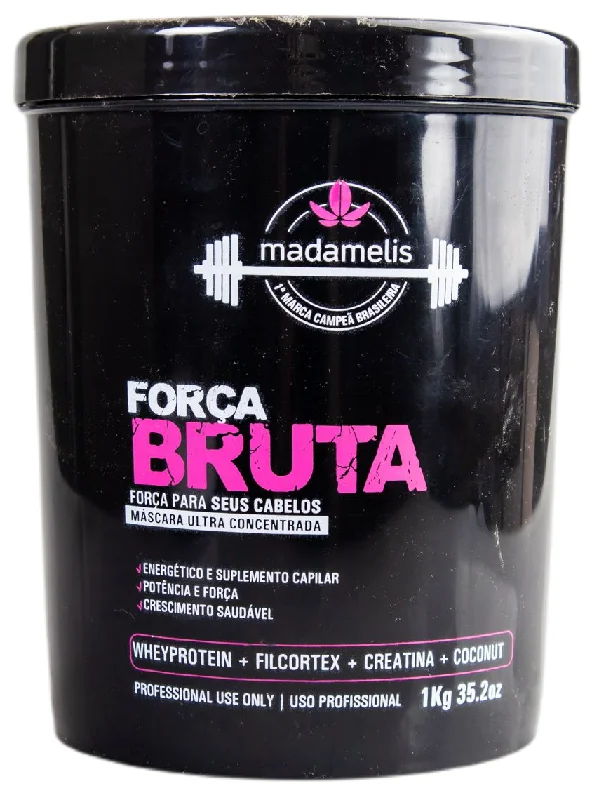 Natural hair care for hair toughness-Brute Strength Hair Supplement Mask 1 kg - Madamelis