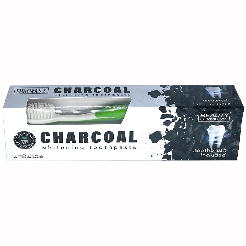 Active Charcoal Toothpaste 100ml + Brush