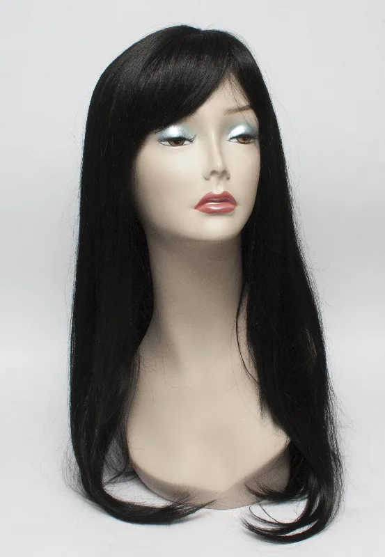 real person hair ring special weave-Elysee Star Human Hair Wig - Cher Long