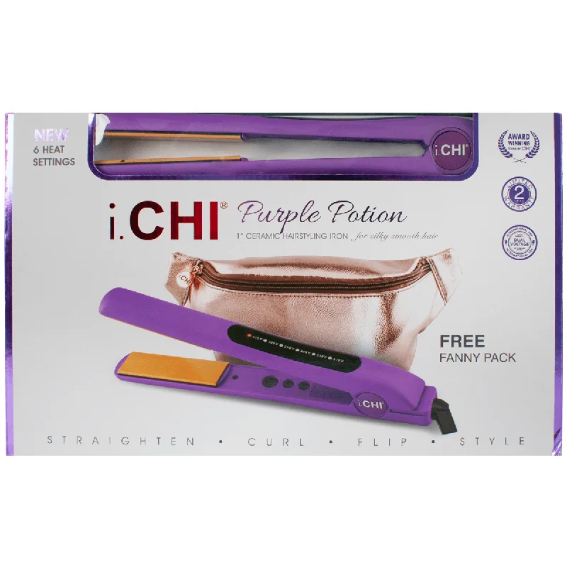 Detox mist-CHI Purple Potion Ceramic Hairstyling Iron with Fanny Pack GF8458