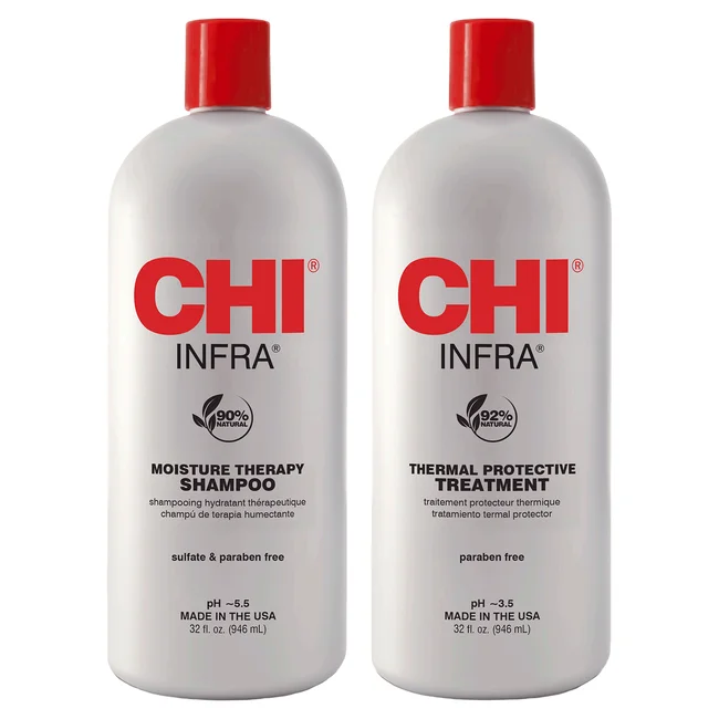 Curl enhancing cream-Chin Infra Shampoo and Treatment Duo Set 32 oz