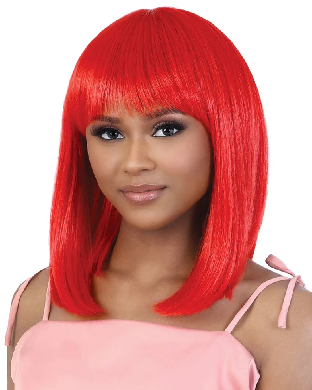 Mahogany synthetic wigs rich-CL Bobbi | Lace Part Synthetic Wig by Motown Tress