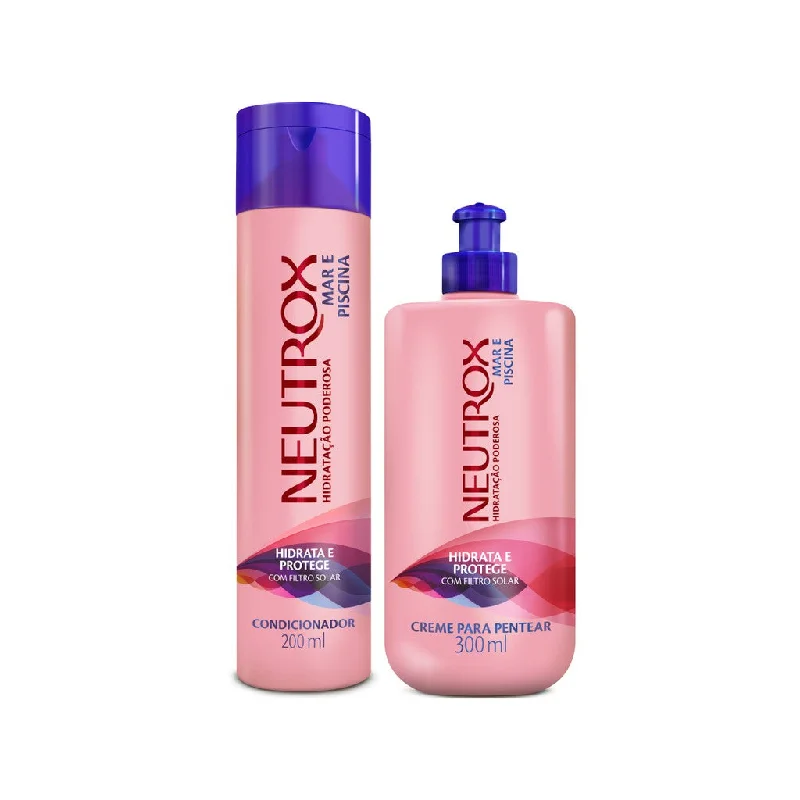 Hair care tips for greasy roots-Conditioner + Cream Combing Neutrox Sea & Swimmingpool - Neutrox