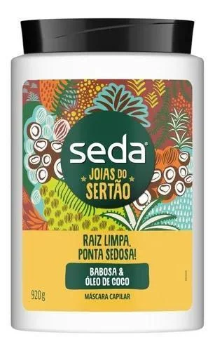 Healing balm-Cream De Treatment Silk Babosa & Coconutoil 920g - Seda