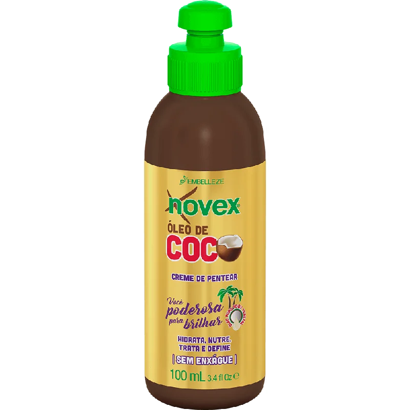 Color sealing serum-Novex Combing Cream Coconut Oil 100ml