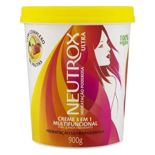 Silkening conditioner-Cream Hydration Ultrapoderosa Neutrox 900g - Neutrox