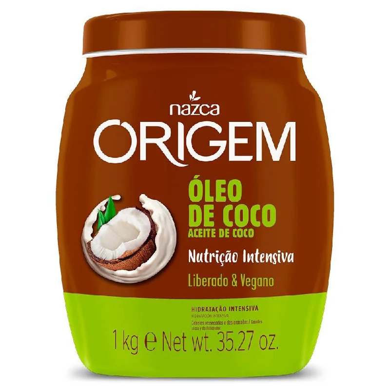 Repair essence-Origem Moisturizing Vegan Coconut Oil Intense Nourishing Mask 1kg - Nazca