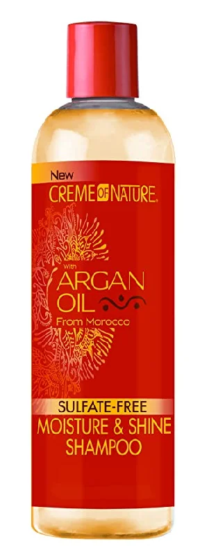 Scalp clarifying mist-Creme of Nature Argan Oil Sulfate-Free Moisture & Shine Shampoo 12 0Z