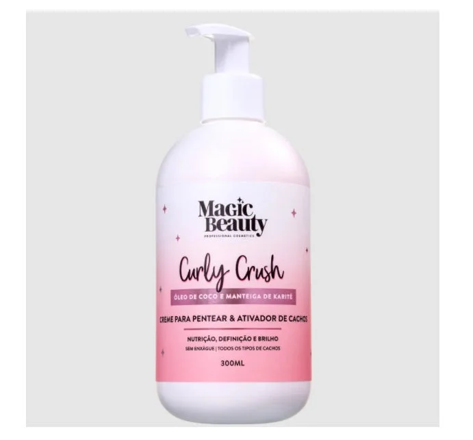 Keratin smoothing treatment-Curly Crush Styling Curls Activator Combing Definition Cream 300ml - Magic Beauty