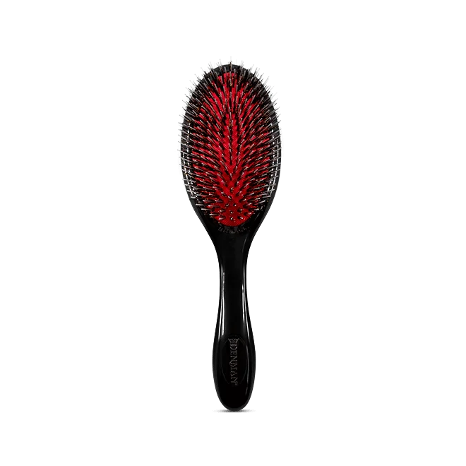 D81M Medium Style And Shine Brush Black