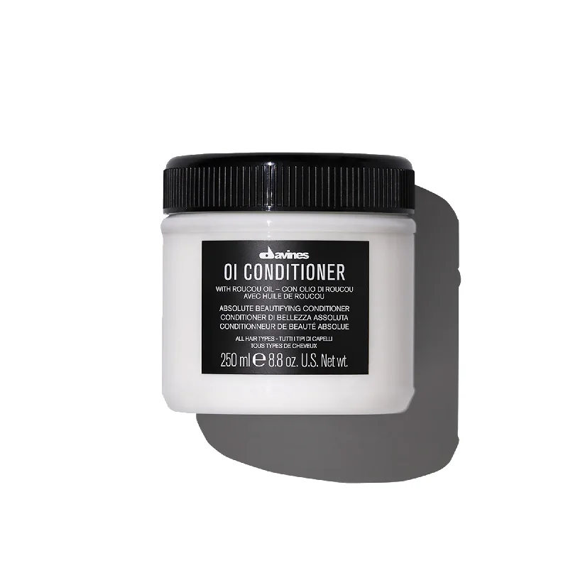 Hair care tips for smooth curls-Davines OI Conditioner - 8.4oz