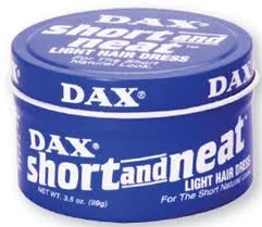 Curl boosting wax-DAX SHORT AND NEAT LIGHT HAIR DRESS 99g