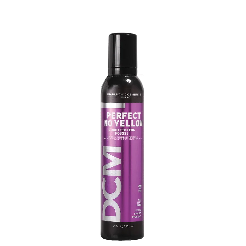 Affordable vegan hair care-DCM Perfect No Yellow Mousse 250ml