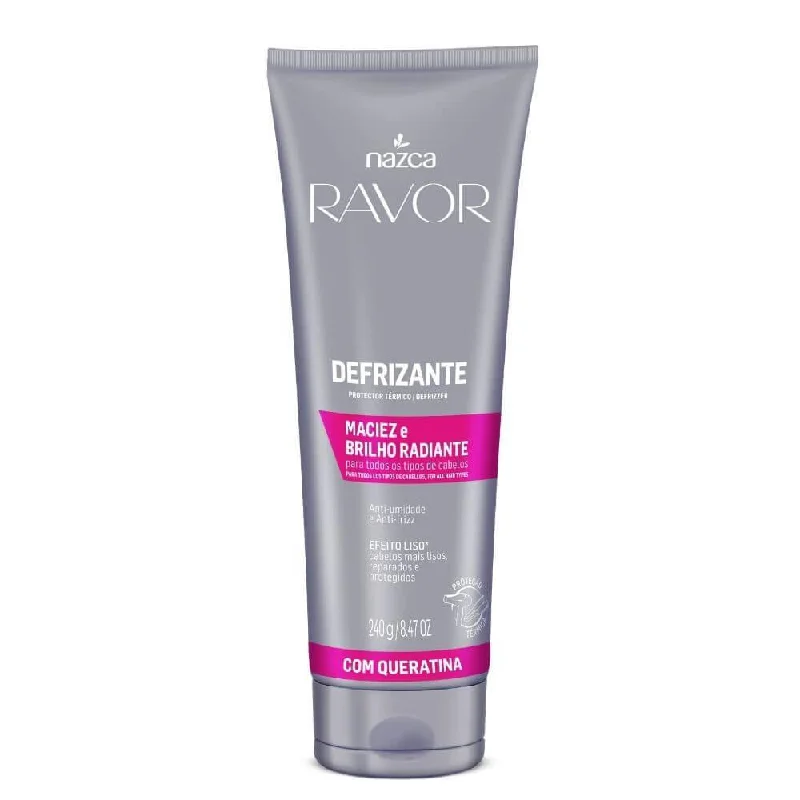 Hair care tips for hair plumpness-Ravor Defrizante Radiant Softness Shine All Hair Types Treatment 240g - Nazca