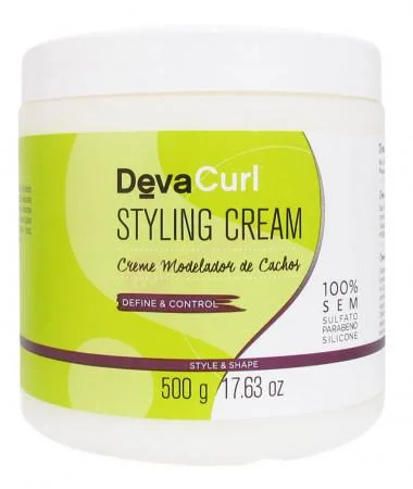 Best hair care for hair plumpness-Styling Cream Stylizer Style & Shape Mask Curly Hair Treatment 500g - Deva Curl