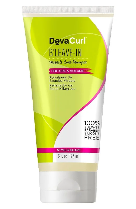 Devacurl B'Leave-In Miracle Curl Plumper 6 Oz