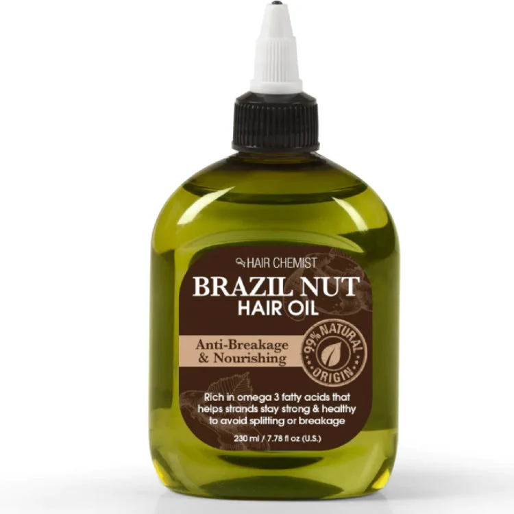 Hair care for early hair loss-Difeel Premium Natural Hair Oil Brazil Nut 7.78 oz