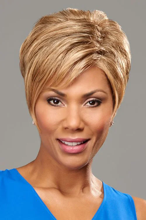 Synthetic wigs with side twists-Dylan Synthetic Wig by Henry Margu | Short, Straight | Basic Cap