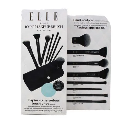 Elle Makeup Brush Set 10 Piece