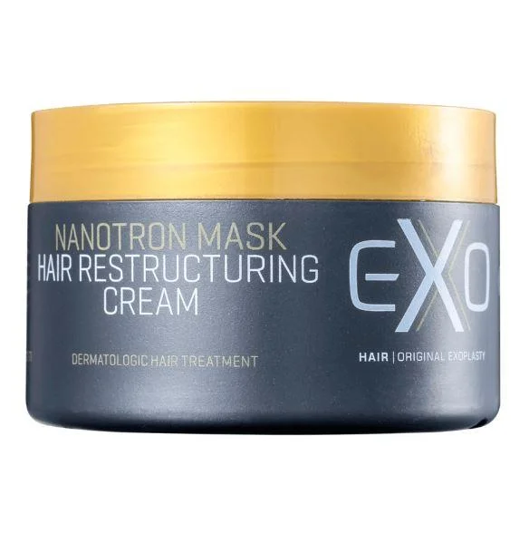 Hair care routine for hair toughness-Nanotron Mask Hair Restructuring Cream Exoplasty Treatment 250g - Exo Hair