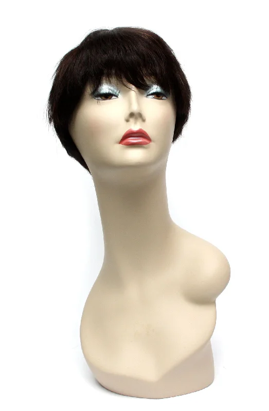 real person hair ring adventure craft-Brazilian Human Hair Wig - Fawn