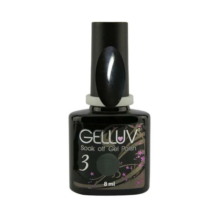 Styling mousse-Gelluv Jet Black 3 8ml