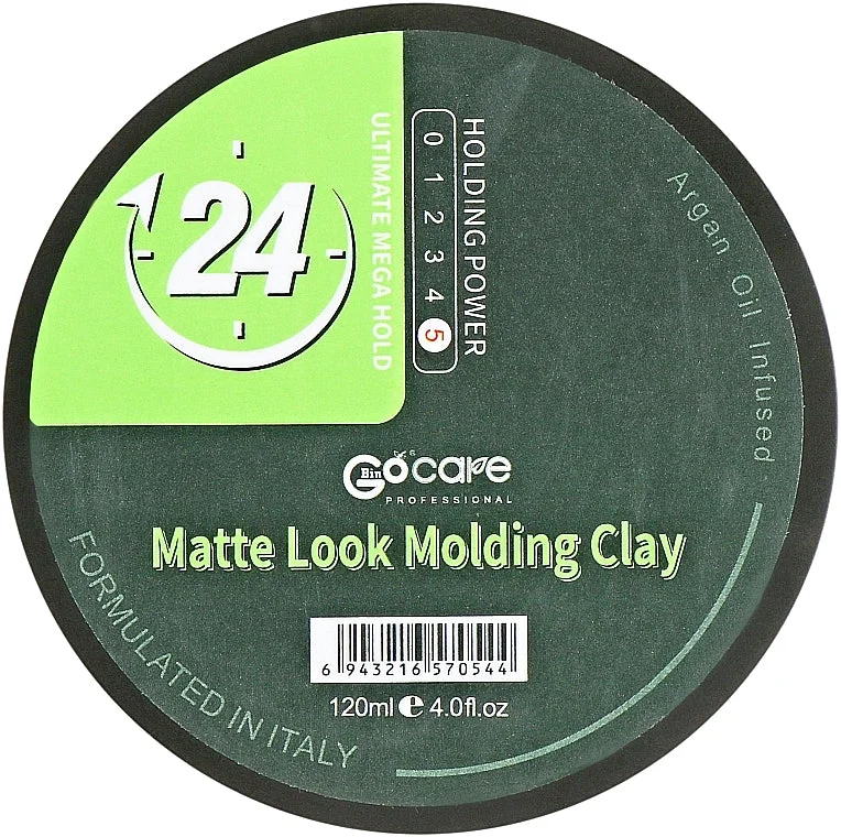 Fixing balm-GOCARE matte look hair clay 120ml .Formulated in Italy