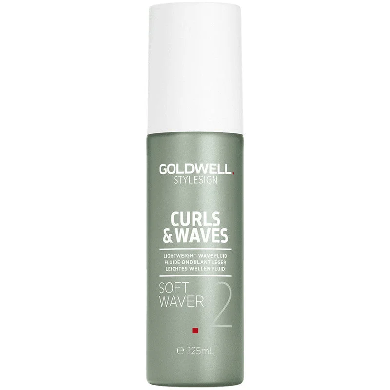 Hair care routine for hair plumpness-Goldwell Curls Waves Lightweight Wave Fluid 4.2 oz