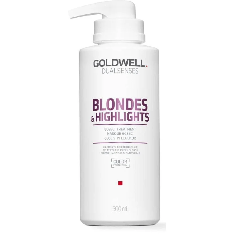 Botanical conditioner for hair-Goldwell Dualsenses Blondes & Highlights 60Sec. Treatment 500ml