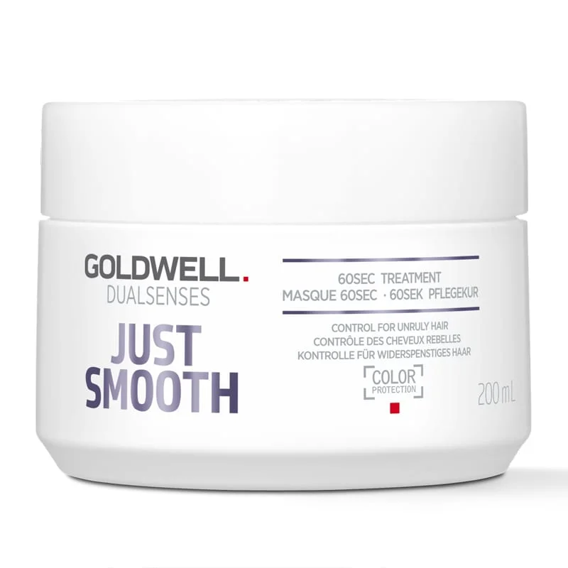 Best hair care for scalp bumps-Goldwell Dualsenses Just Smooth 60Sec Treatment 200ml