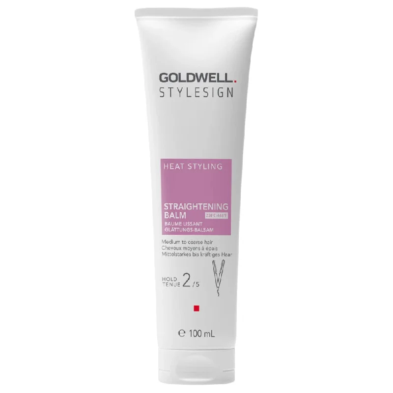 Hair care routine for hair toughness-Goldwell StyleSign Straightening Balm 3.3 oz