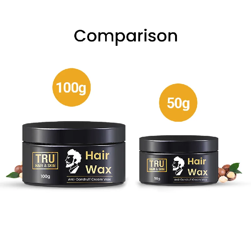 Curl extending balm-Hair Wax Cream For Men | Easy To Spread And Strong Hold For 12hrs + Anti - Dandruff | 100 gm