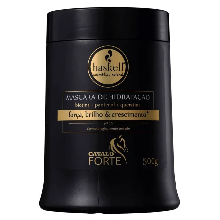 Best hair care for curly plumpness-Cavalo Forte Strong Horse Treatment Strength Bright Growth Mask 500g - Haskell